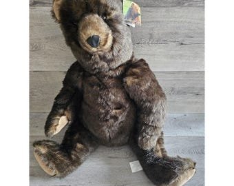 Ditz Designs Hen House Lifelike Black Lab Plush Stuffed Animal 30