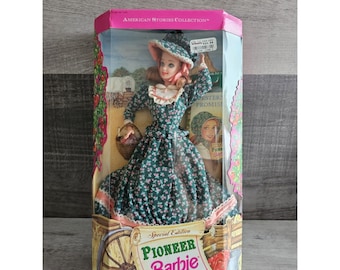 Pioneer American Stories Edición Especial Muñeca Barbie Pelirroja