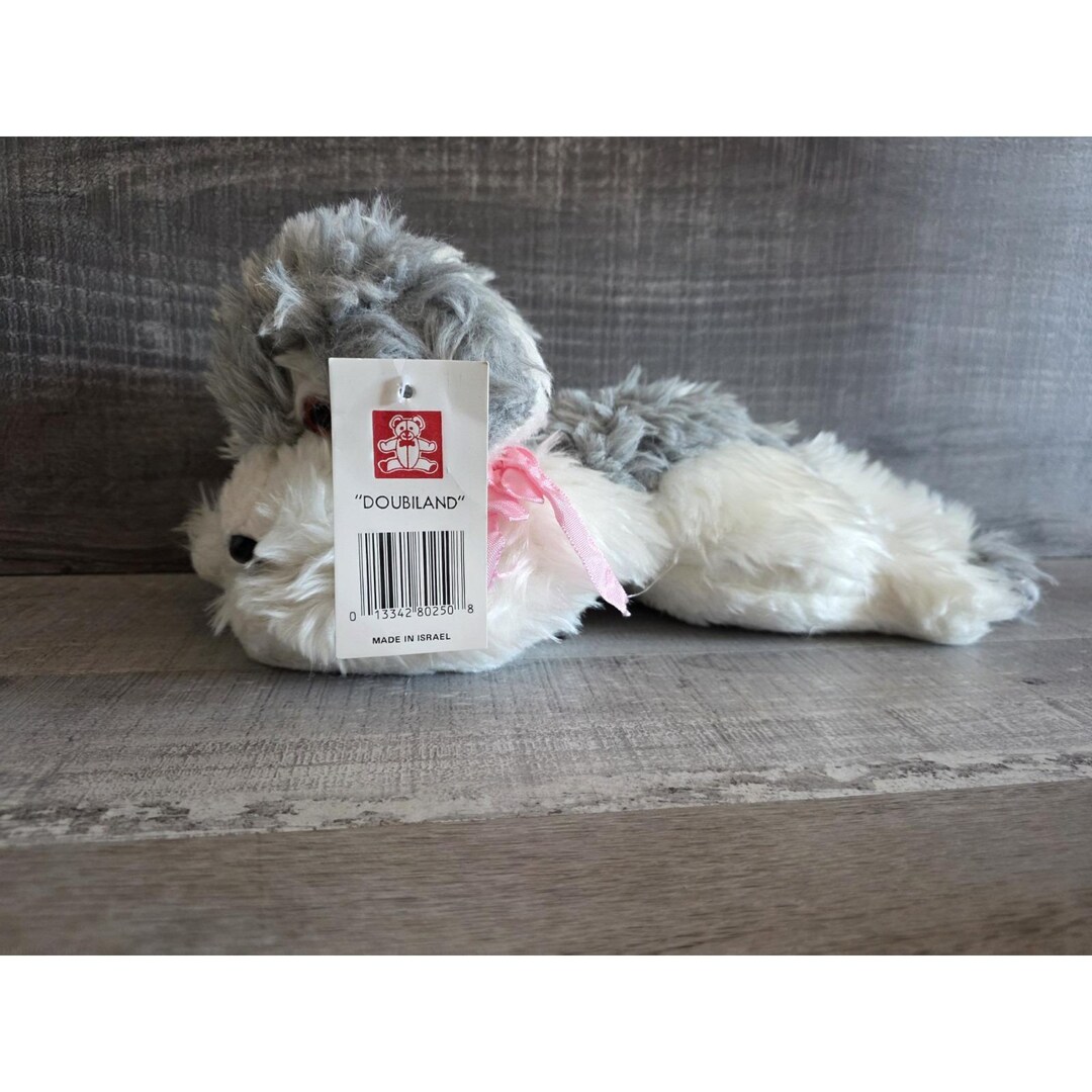 オールド・イングリッシュ・シープドッグ ぬいぐるみ オールドイングリッシュシープドッグ グレーホワイト 犬 ぬいぐるみ