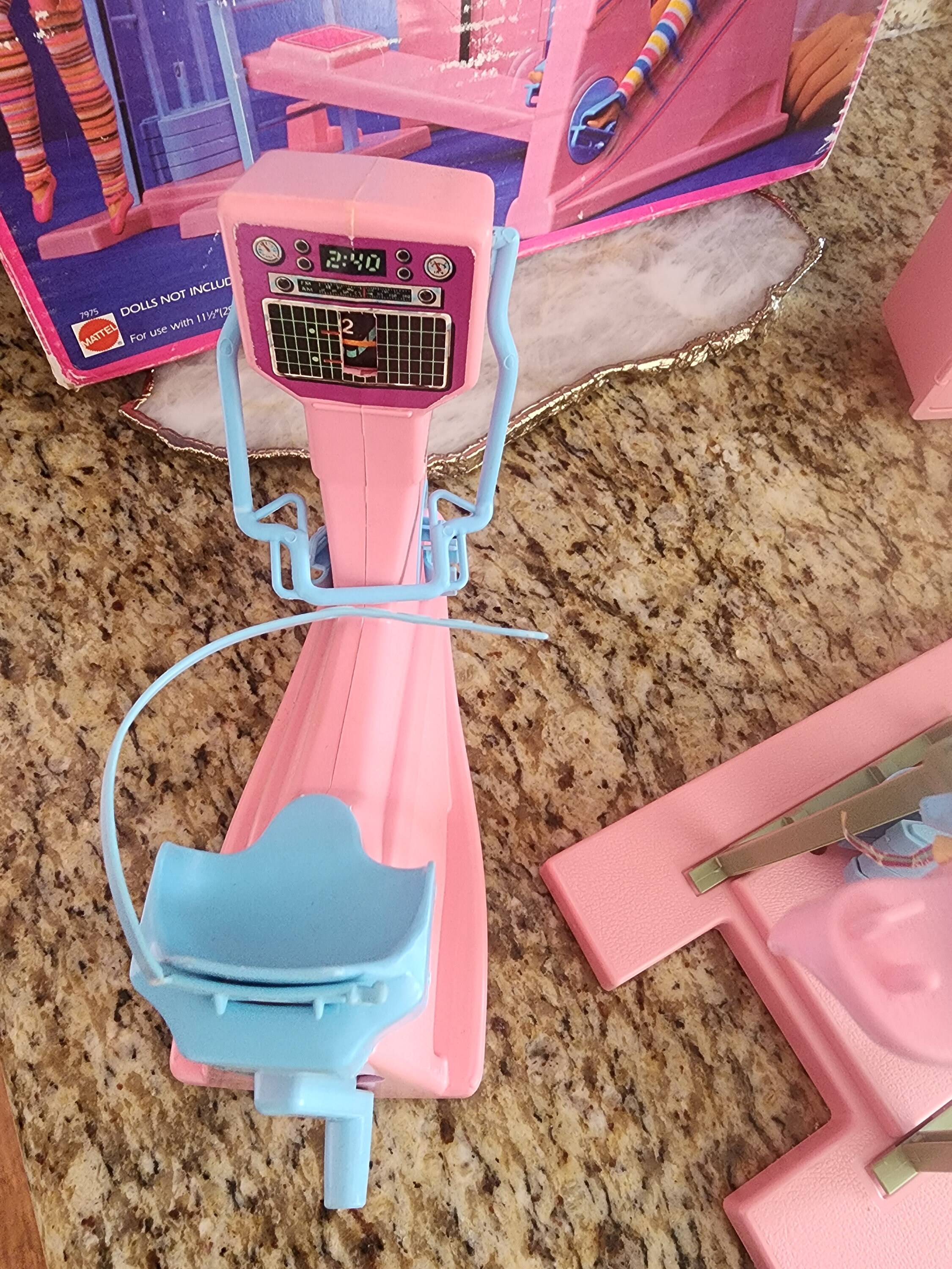 Vintage Barbie Workout Center Playset Gym 1984 Etsy