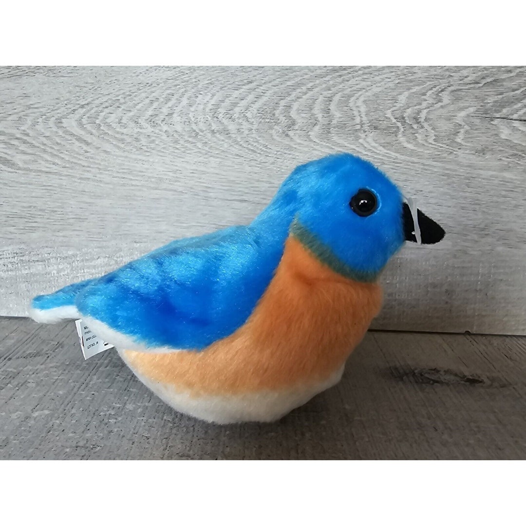 Audubon Wild Republic Eastern Blue Bird Plush With Tag No Sounds Etsy Canada