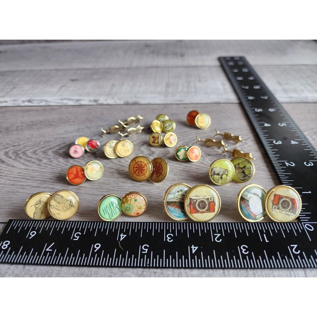 Scrapbook Craft Card Journal Embellishments Vintage Emphora 1 Brads