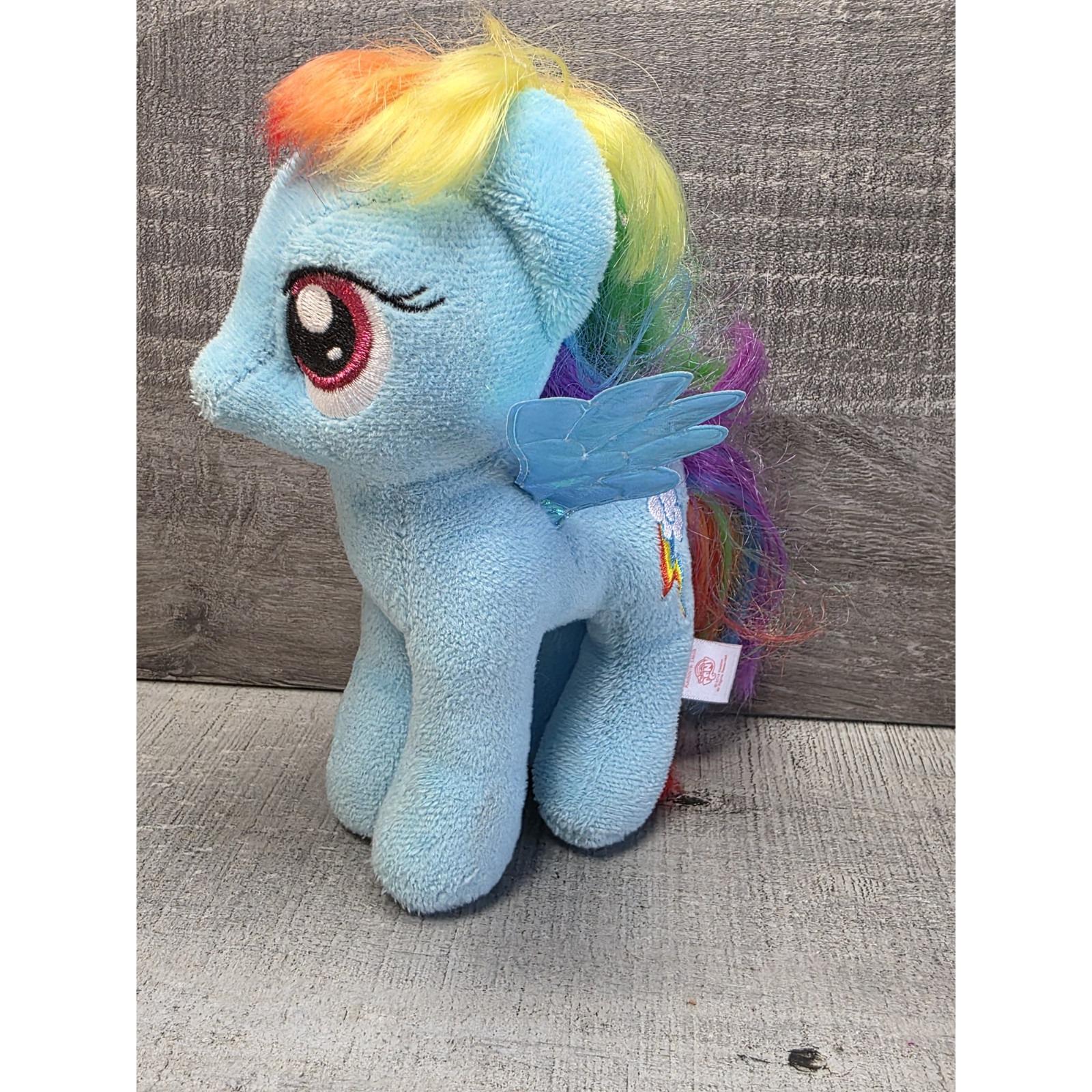Ty My Little Pony Rainbow Dash Plush Colorful Mane and Tail