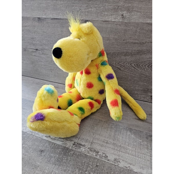 Kohls Cares Put Me In The Zoo Plush Dog Yellow Polka Dot Stuffed Animal Dr Suess