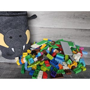 LEGO DUPLO: Bulk Lot of 267 Various Pieces Parts Bricks Blocks