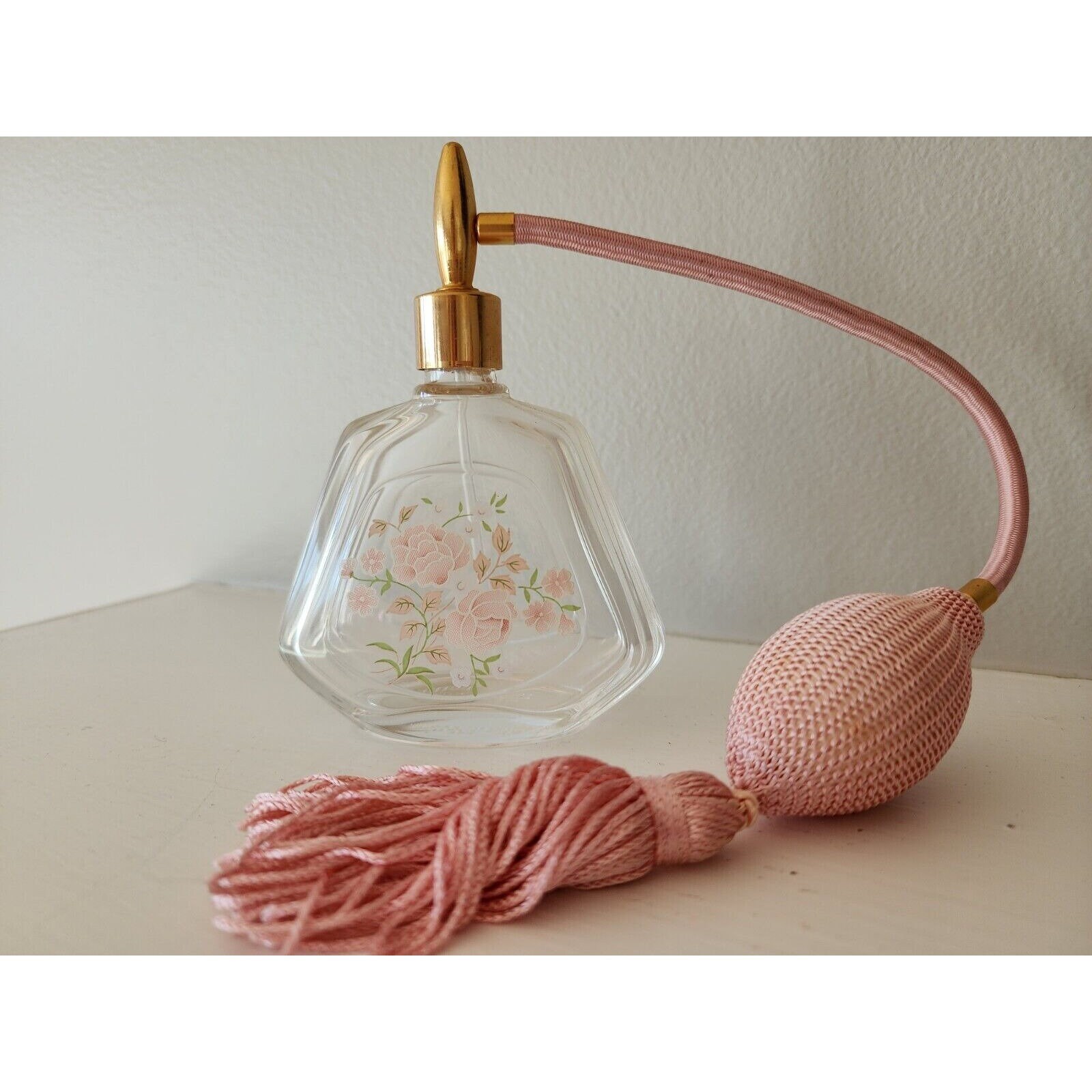 ビンテージ フェントンホブネイル AVON 香水瓶 Pink Roses