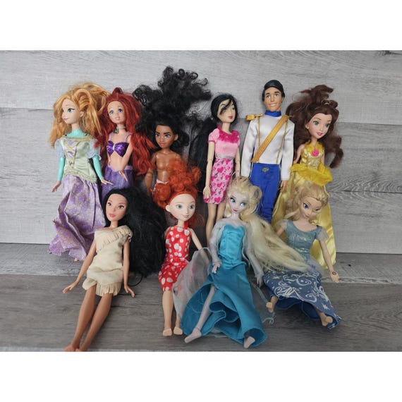 open lace back dress Disney Princess Belle Doll