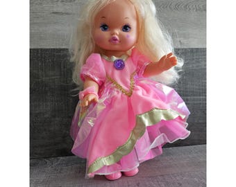 Vintage 1988 Mattel Little Miss Sparkle Doll Original Outfit W Shoes