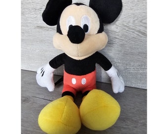 Disney Parks MICKEY MOUSE 12” Plush Stuffed Animal Toy Authentic Original