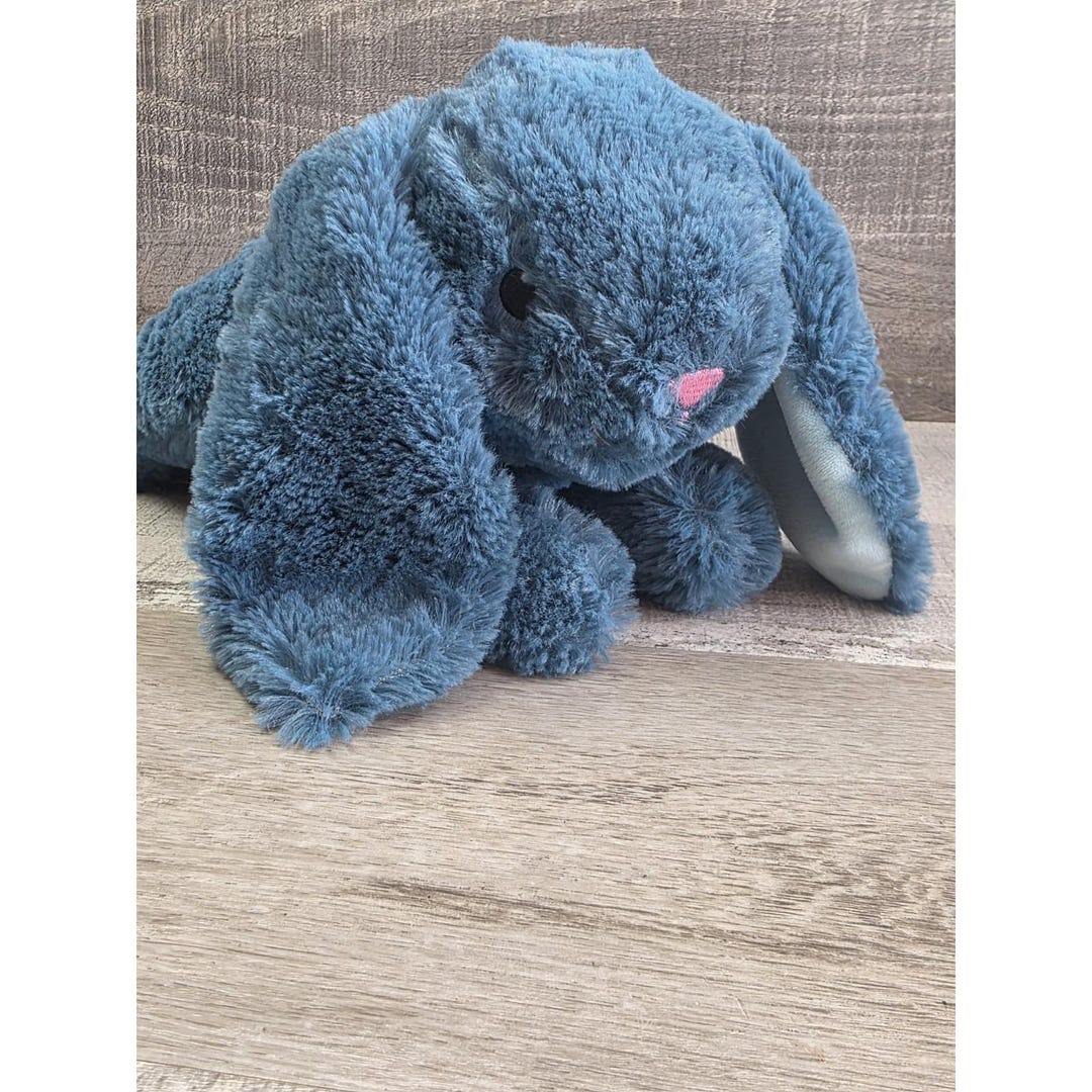 Squishable Jack Rabbit Blue Floppy Bunny Rabbit Plush Soft Squishable Stuffed Animal Easter ...