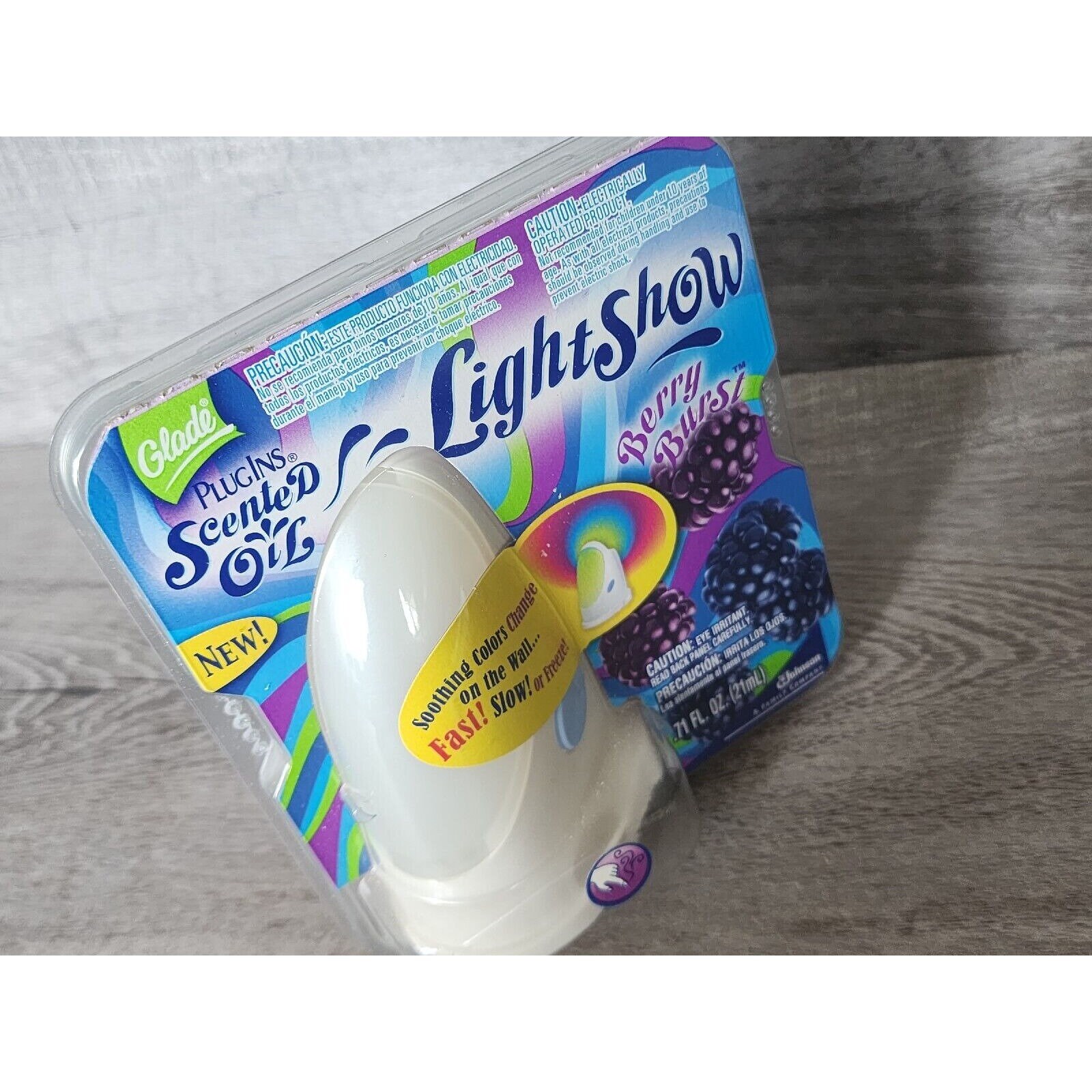 Glade Plug Ins Scented Oil Lights Show Berry Burst Air Freshener Night Light New Etsy