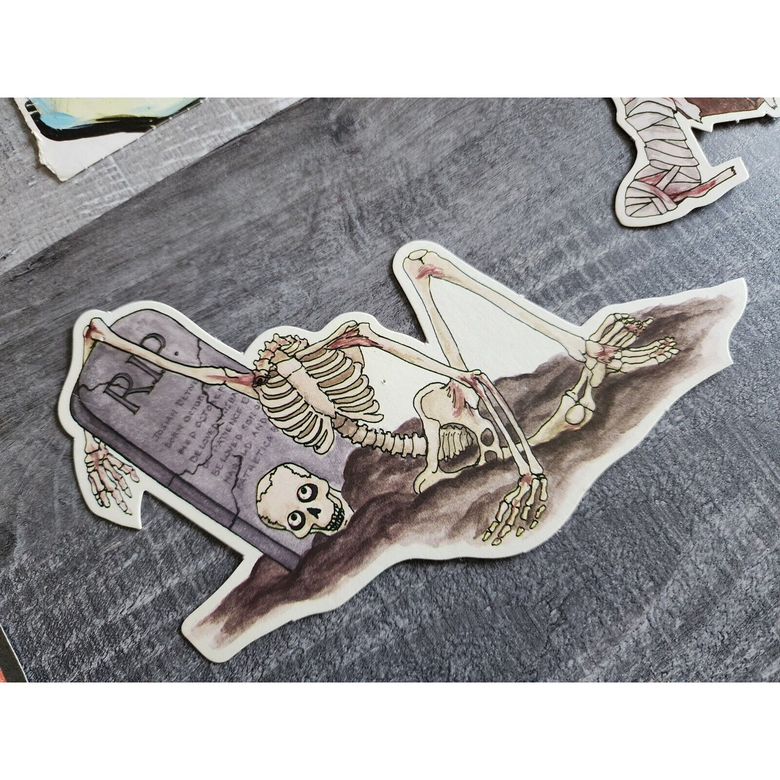 Vintage 1988 Beistle Halloween 16 Nite Glo SKULLS GLOW in Dark Cutout Lot Etsy