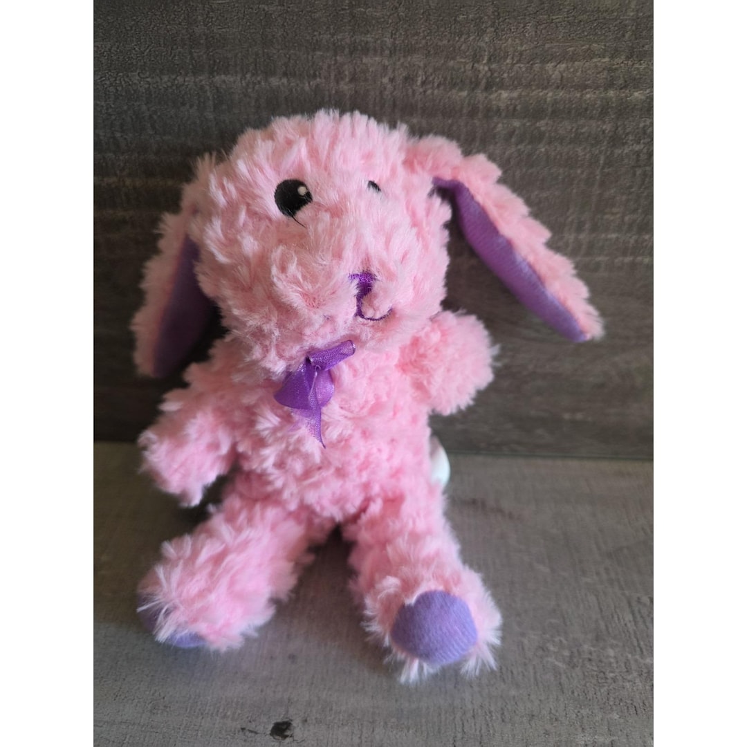 Mini Pink Bunny Fuzzy Soft Plush Stuffed Animal Toy Purple B238 - Etsy