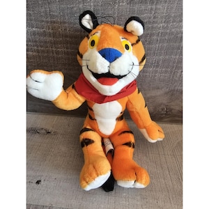 Vintage Kellogg's Cereal Tony The Tiger 8" Plush Doll Stuffed Animal 1993
