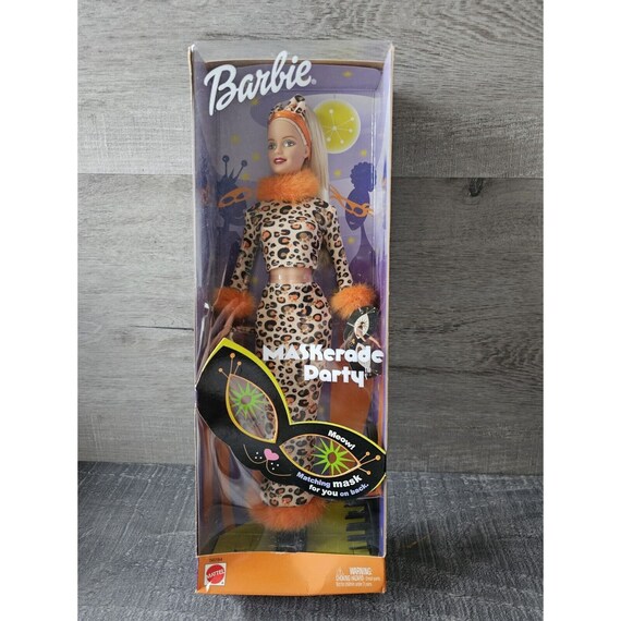 Vtg Maskerade Party Barbie Doll 56284 Leopard Halloween