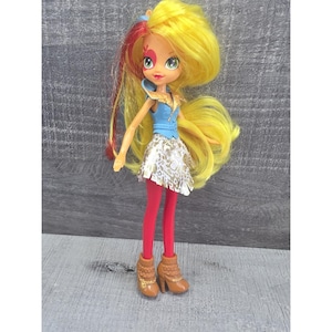 My Little Pony Equestria Girls Apple Jack Rainbow Rocks 9&quot; Doll Hasbro Bin 105
