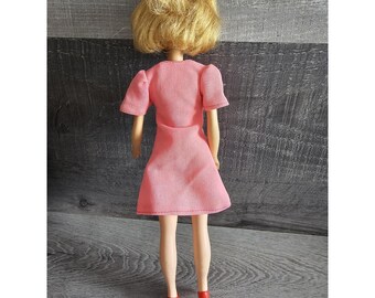 Tenue Courrèges Caprice - Outfit Vintage Pour Poupée Barbie / Tressy, Années 70/80