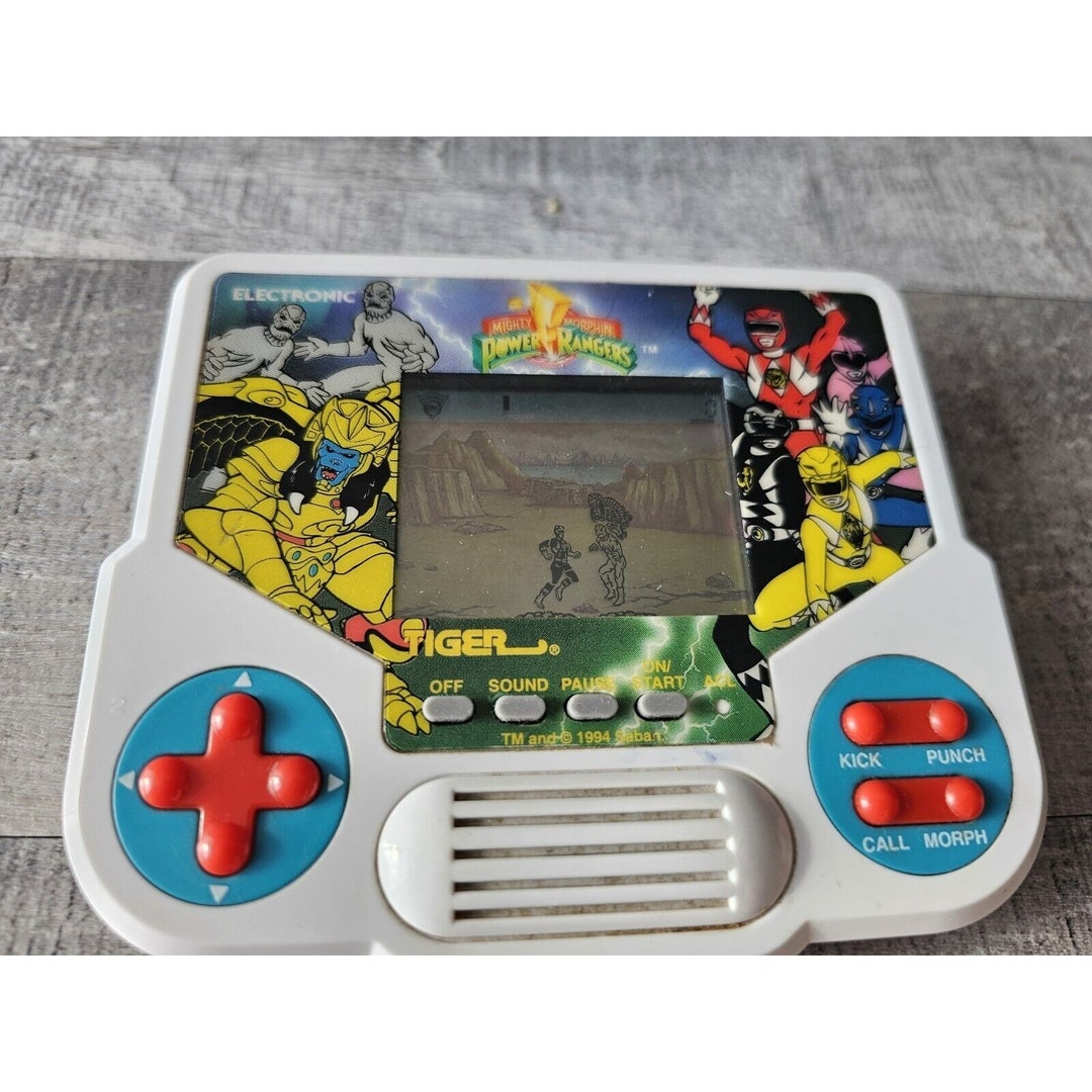 Mighty Morphin Power Rangers Tiger Electronics Handheld Game Travel ...