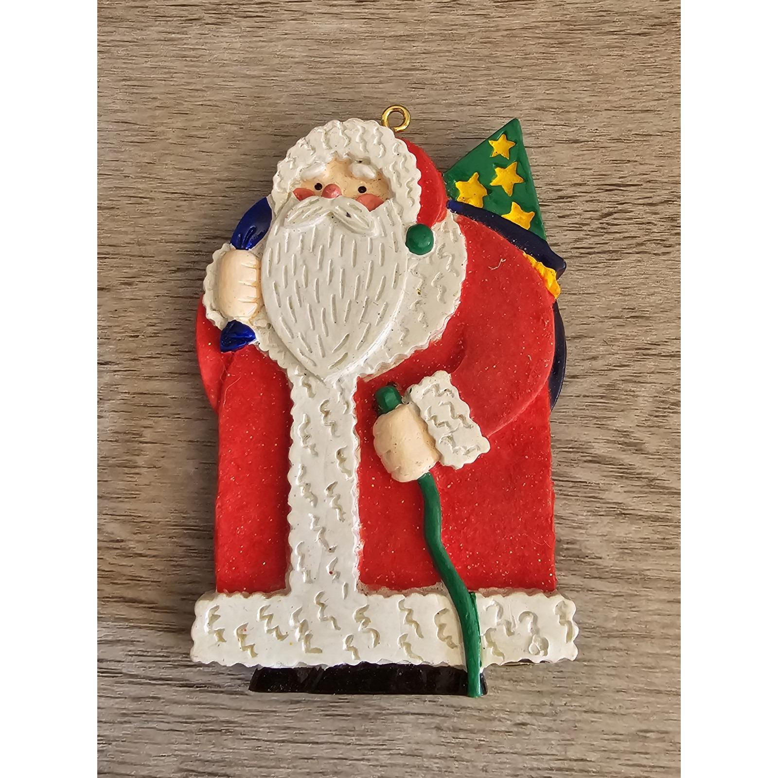 フォークロアサンタのクリスマスオーナメント ヴィンテージアメリカン
