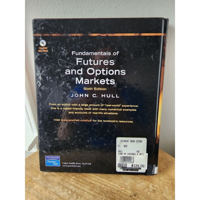 Fundamentals of Futures and Options Markets by Hull, John C. NO CD EUC - Etsy