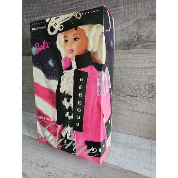 Barbie as George Washington Limited Edition FAO Schwarz Mattel 1996 NRFB 17557