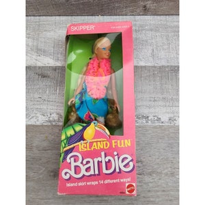Vintage New Island Fun Barbie Skipper Doll 1987 Mattel 4064 NRFB New