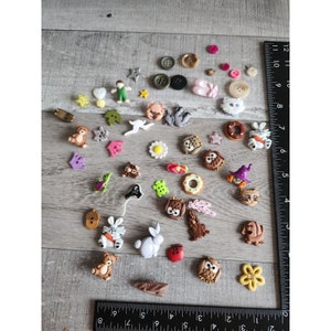 Scrapbook Craft Card Journal 3D Embellishment LOT - Tiere Bären Katzen Kaninchen +
