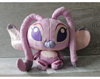 Disney Doorables Angel LiLo And Stitch 8” Plush Pink Purple Alien