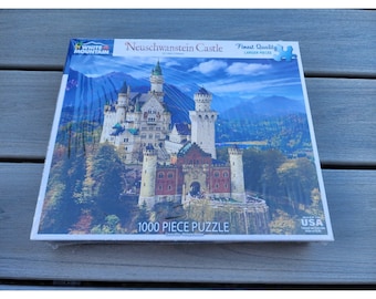 Puzzle 1000 Pezzi – Castello Di Neuschwanstein, Panorama Classico, Sfida Dettagliata Per Adulti - 2