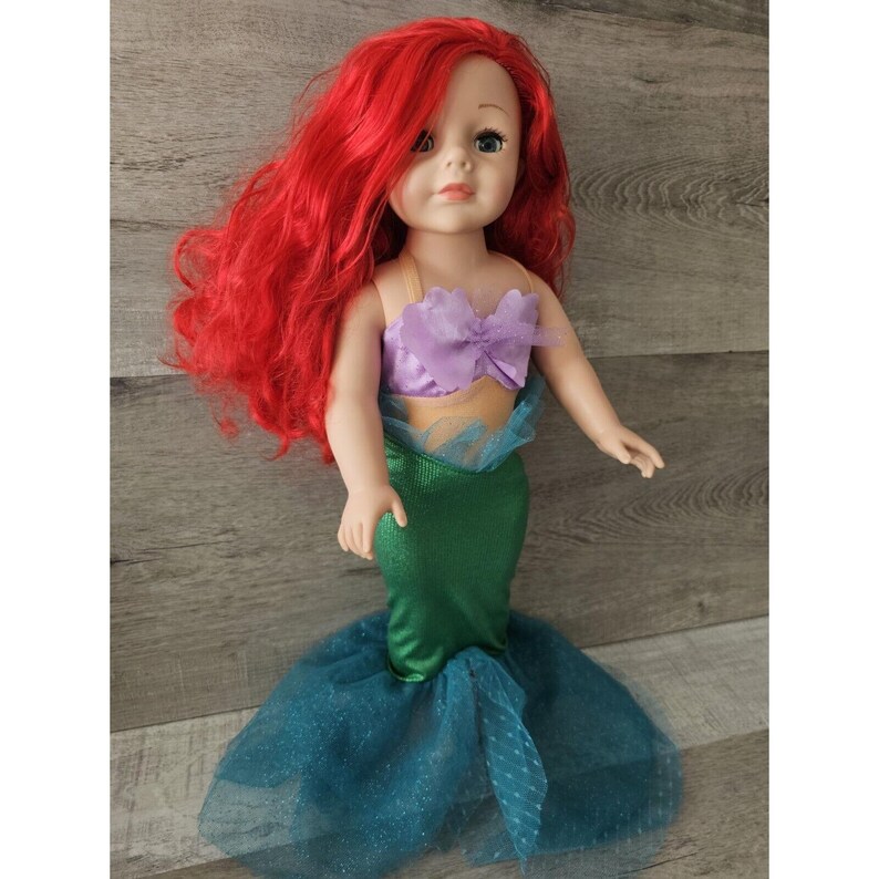 Muñeca de La Sirenita de Madame Alexander de 18" exclusiva de Walt Disney, Ariel, HTF imagen 2
