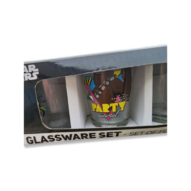 Star Wars Glassware Set of Four 1.5 Oz 44 ML Glasses Etsy