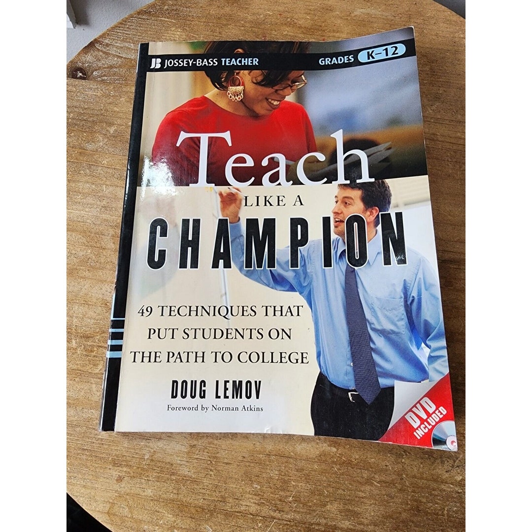 Teach Like a Champion 49 Techniques That Paperback, Doug Lemov, 9780470550472 Etsy