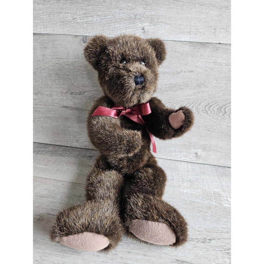Vtg the Boyds Collection Brown 16 Inch Bear Teddy Stuffed Animal Plush ...