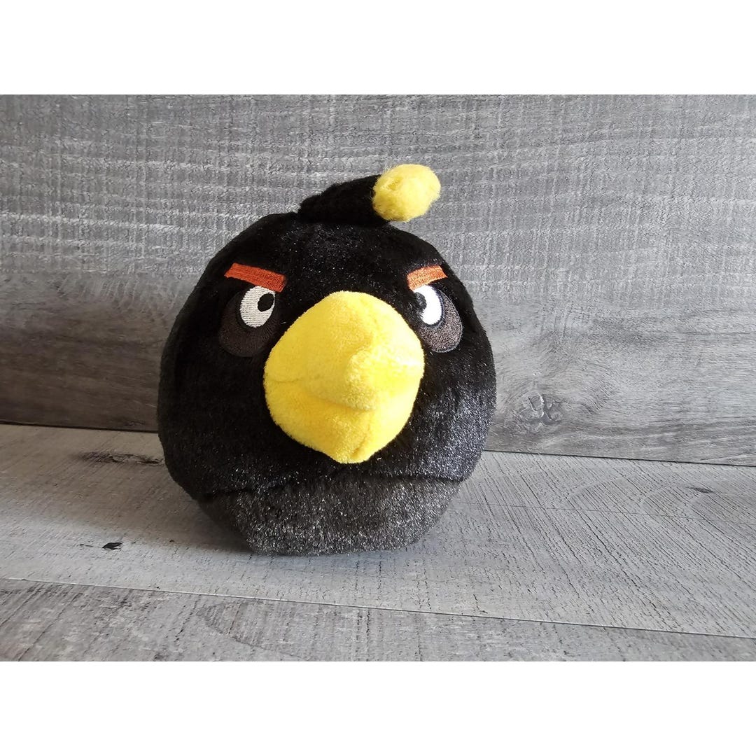 Angry Birds Black Bomb Bird Stuffed Animal Plush Etsy angry-birds-black-bomb-bird-stuffed-animal-plush-etsy