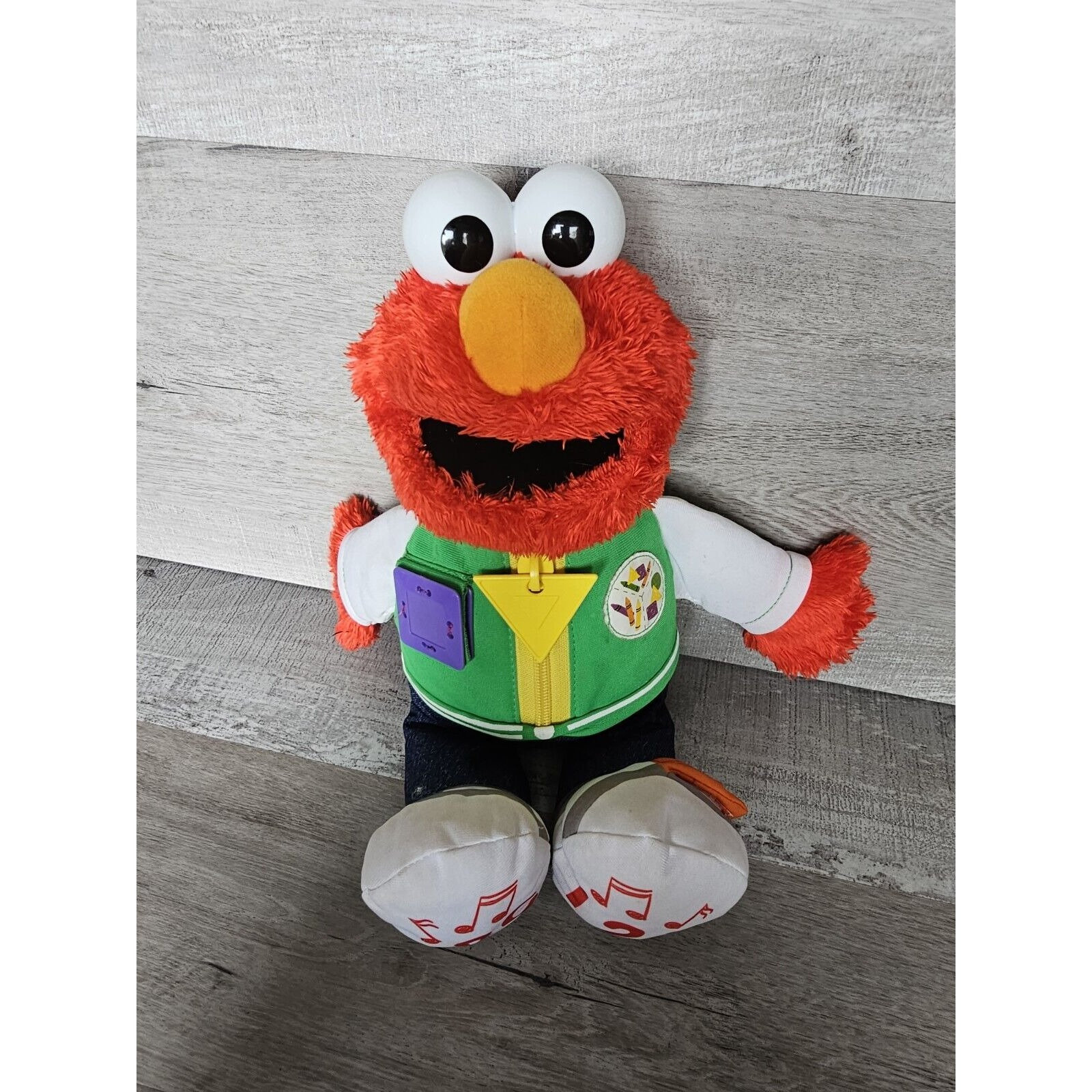 Elmo Ready 4 School Sesame Street Talking ABC 123 Hasbro 11” Plush