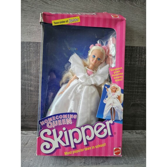 Barbie Homecoming Queen Skipper Doll 1988 Mattel 1950 Barbies
