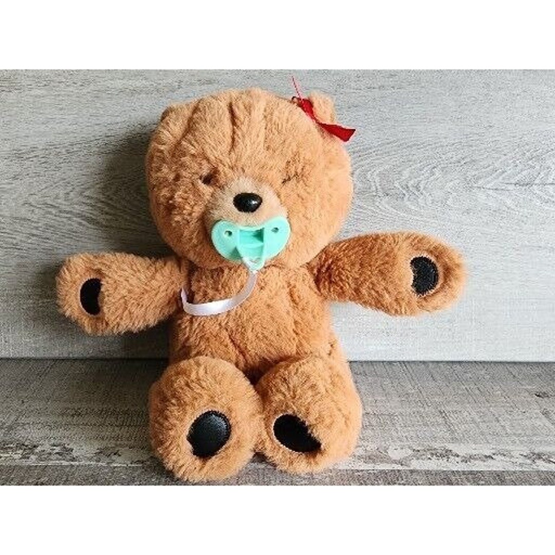 Little Live Pets Cozy Dozy Beau the Bear Interactive Plush W/pacifier