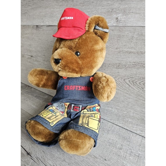 最前線の Sears Craftsman Teddy Belt Tool Overalls Denim Plush Bear コスプレ衣装