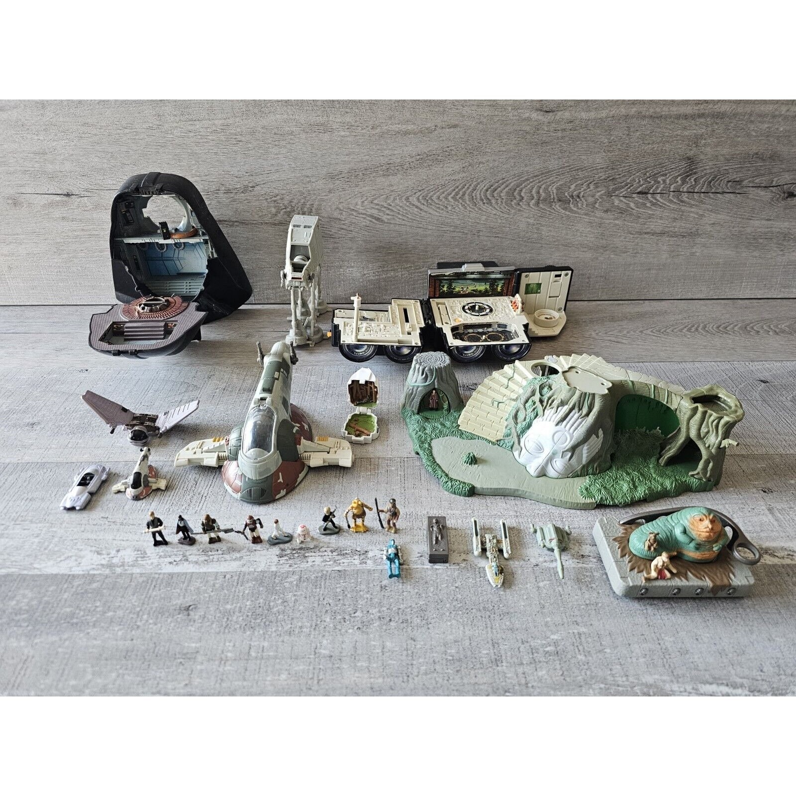 Micro Machines Vtg Galoob Mini Star Wars Action Fleet JABBA + LOT