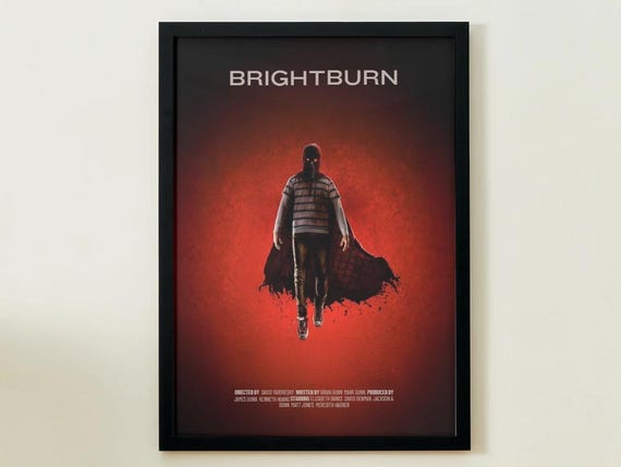 Brightburn Movie Poster: Superhero Film Art Print on Silk Paper