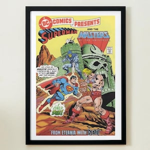 DC Comics The Masters Of The Universe Inspired Film Movie Print Art Wall Poster - Hanging Gift Print Movie Design Art Collectable Superhero