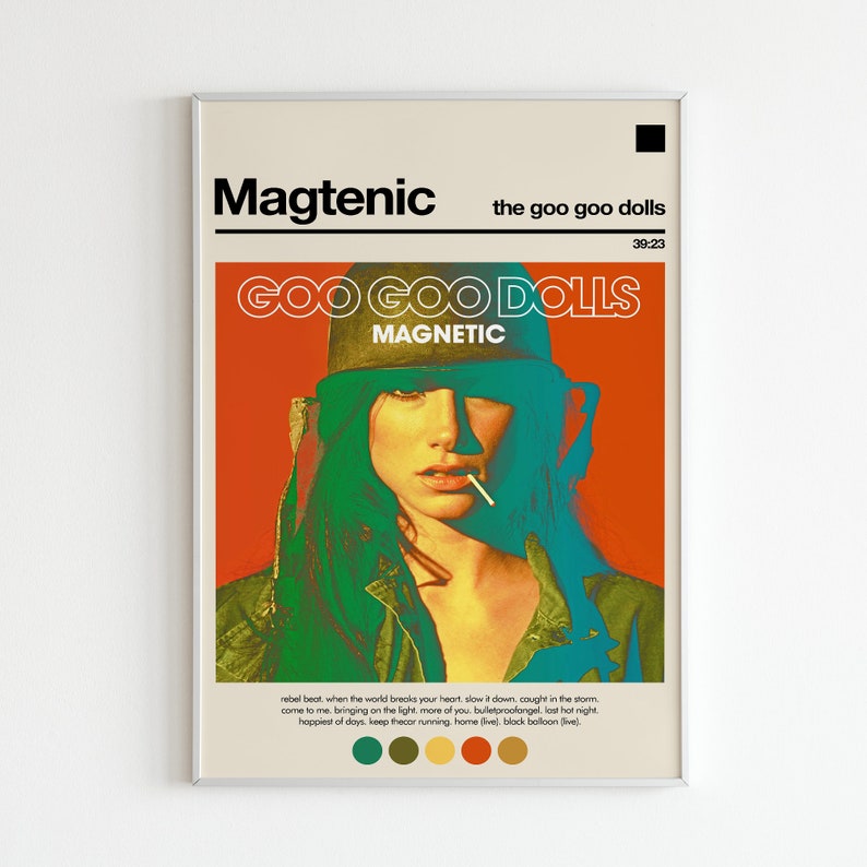 The Goo Goo Dolls Album Poster Color Optional Album Art Wall