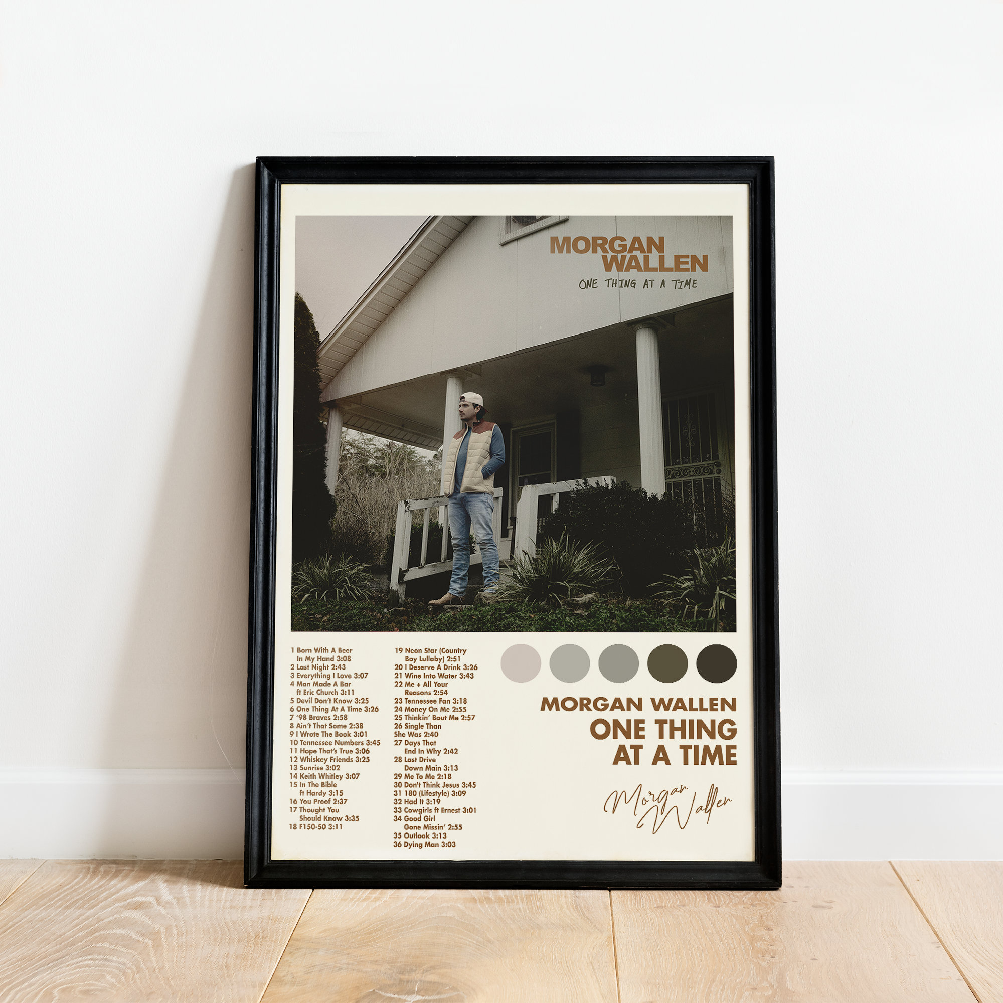 Wallen one Thing at A Time Album Poster Etsy