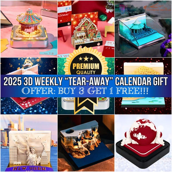 2025 Tear Away Calendar Etsy