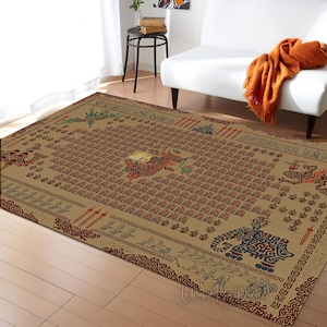 Zelda Map Rug: Breath of the Wild Game Room Carpet