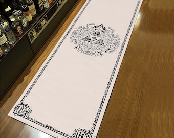 Zelda Runner Rug: Game Room Decor, Gaming Art Carpet