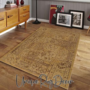 Moroccan Style Area Rug, Retro, Nonslip
