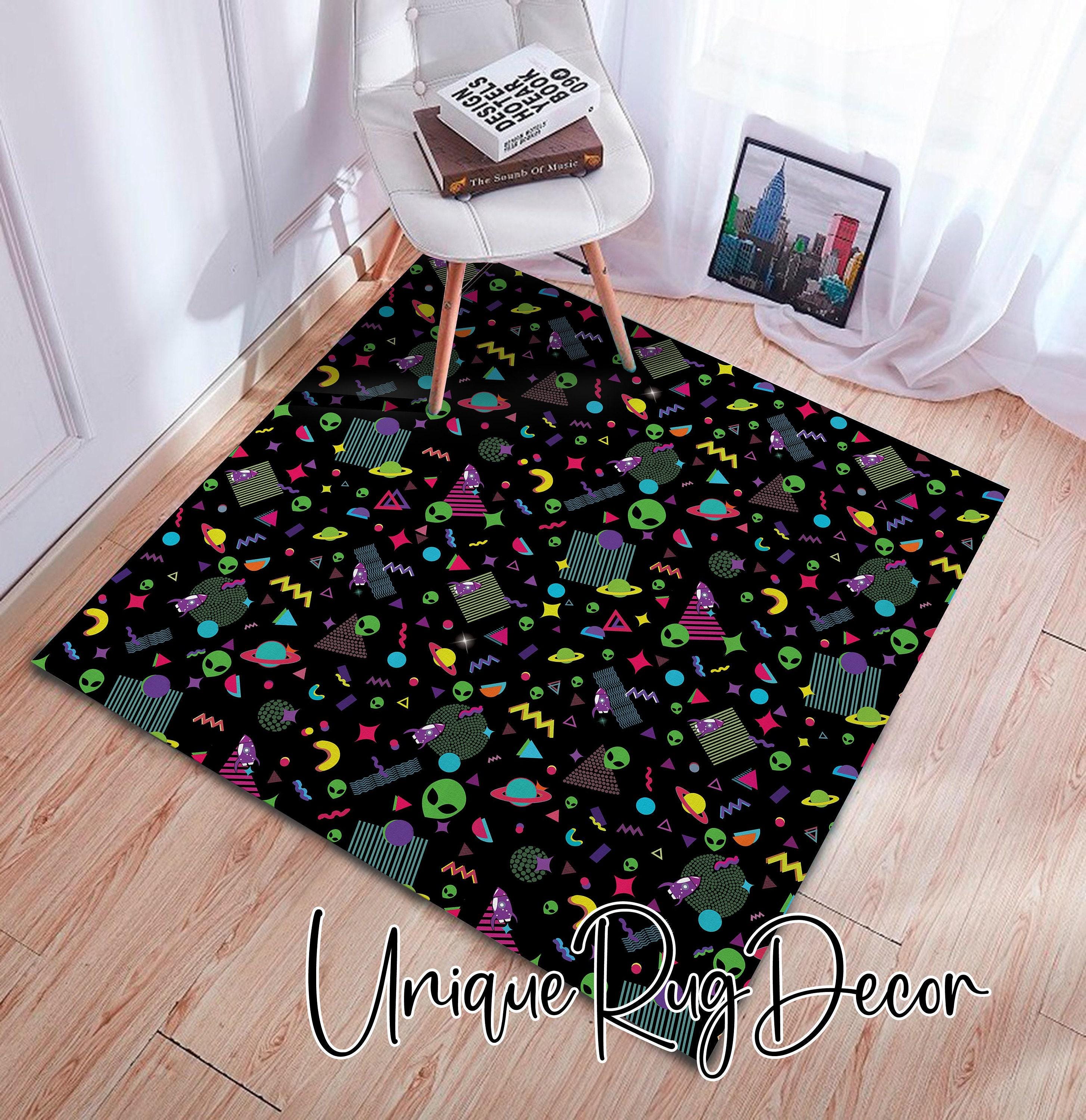 ラグ・カーペット ARCADE GAME RUG Amazon.com: 80s Arcade Game Room Rug, 3x4ft Lasertag Carpet