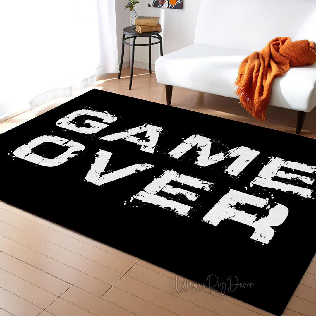 Game Over Rugs Black