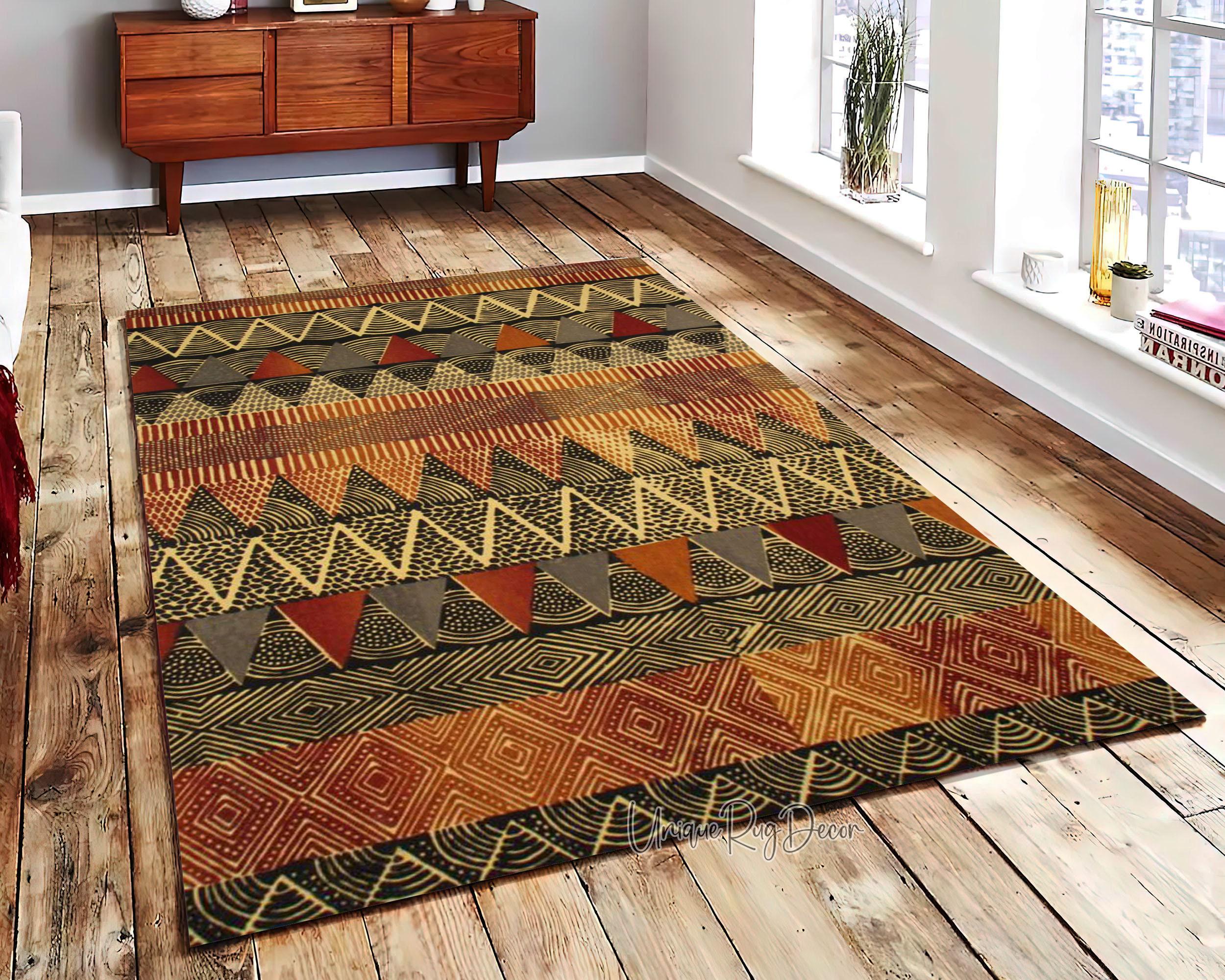 Aztec Rug, Tribal Bohemian Style, Ethnic Home Decor - Etsy